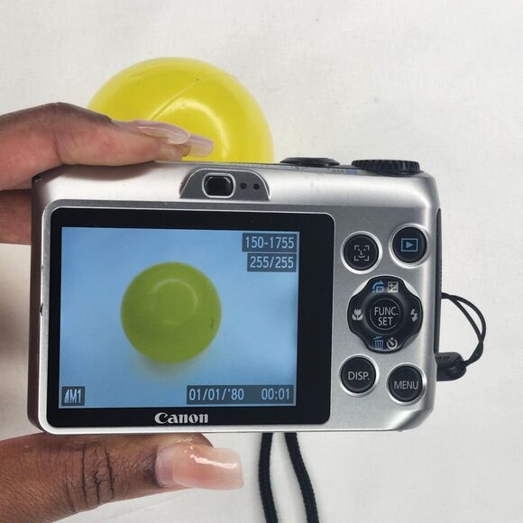 Canon PowerShot A1200 HD 12.1MP Digital Camera Silver Works W/ Pelican 1120 Case - Picture 3 of 15